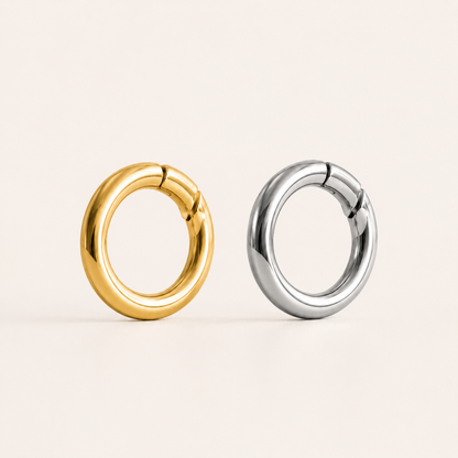 Duo ALIX — acier inoxydable 316L et doré à l'or 18K